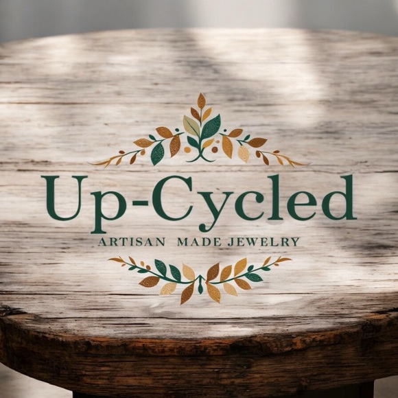 18K gold plated paper clip chain earrings with genuine coral - Picture 4 of 5